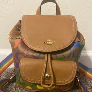 Pennie Rainbow Backpack -Coach